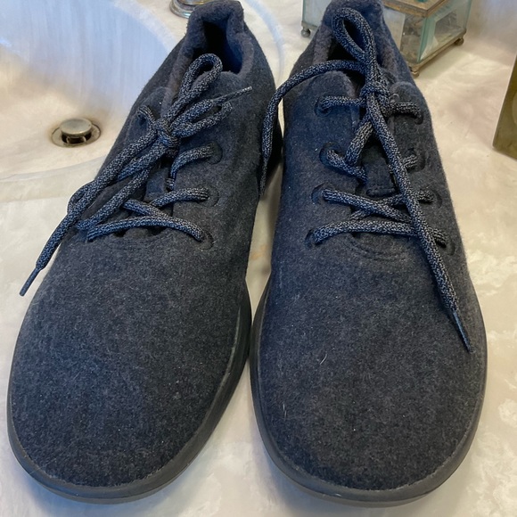 Allbirds Men's Wool Runners CLASSICS: Natural Black (Black Sole), Size 12 - Picture 6 of 13